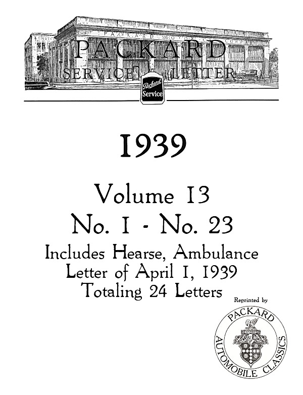 SL-39, Volume 13, Numbers 1-23 + April 1 Hearse/Ambulance Letter